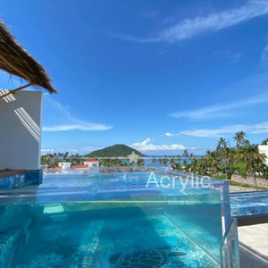 40-150mm Makapal Transparent Acrylic Sheet Para sa Acrylic Swimming Pool - Leyu