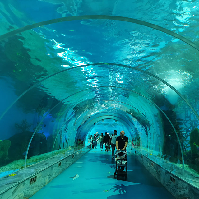 Hatun ultra chuya kurkuyuq oceanorium acuario tanques acrílicos de vidrio tunel leyu acrílico acuario fábrica - leyu 