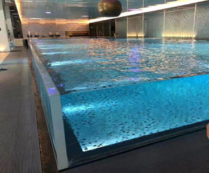 Fabricante de pared de piscina acrílica en China- leyu acuario acrílico fábrica - leyu