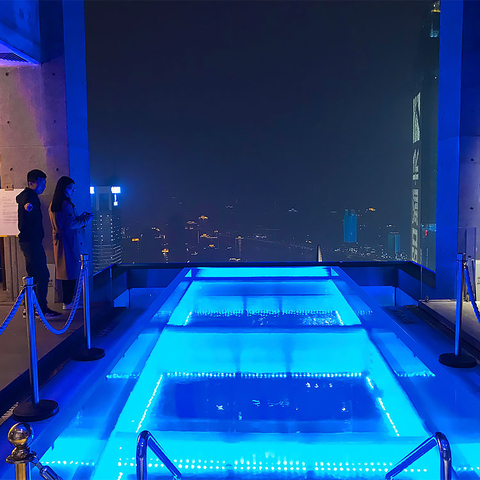 Parete della piscina pieghevole acrilica ultra chiara di alta qualità - Leyu