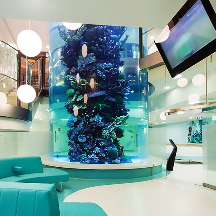 How is acrylic cylinder aquarium made - Leyu