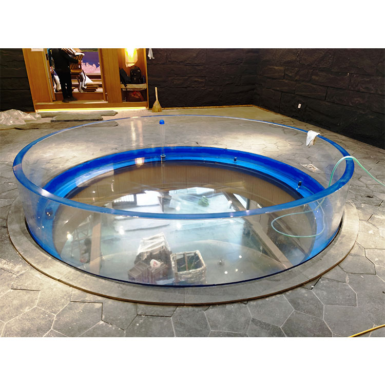 Ch&uacute;ng t&ocirc;i c&oacute; thể cung cấp sản xuất v&agrave; lắp đặt bể c&aacute; acrylic hồ c&aacute; lớn - Leyu