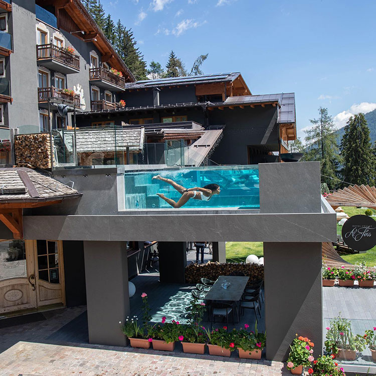 Akrylskiva f&ouml;r pool - pool akryl visningspaneler