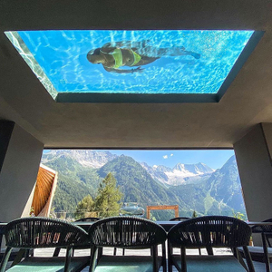 Pannelli per la visualizzazione di piscine acriliche di diverse forme e curve - Fabbrica di prodotti in lastre acriliche Leyu