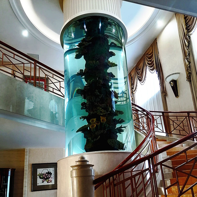 Mba'&eacute;ichapa ikatu jaguereko peteĩ tanque de pescado Acr&iacute;lico Acuario personalizado f&aacute;brica - leyu