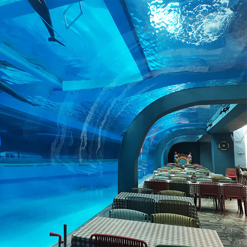 Aangepaste gebogen plexiglaspanelen voor aquariumvensters - Leyu Acryl Sheet Products Factory